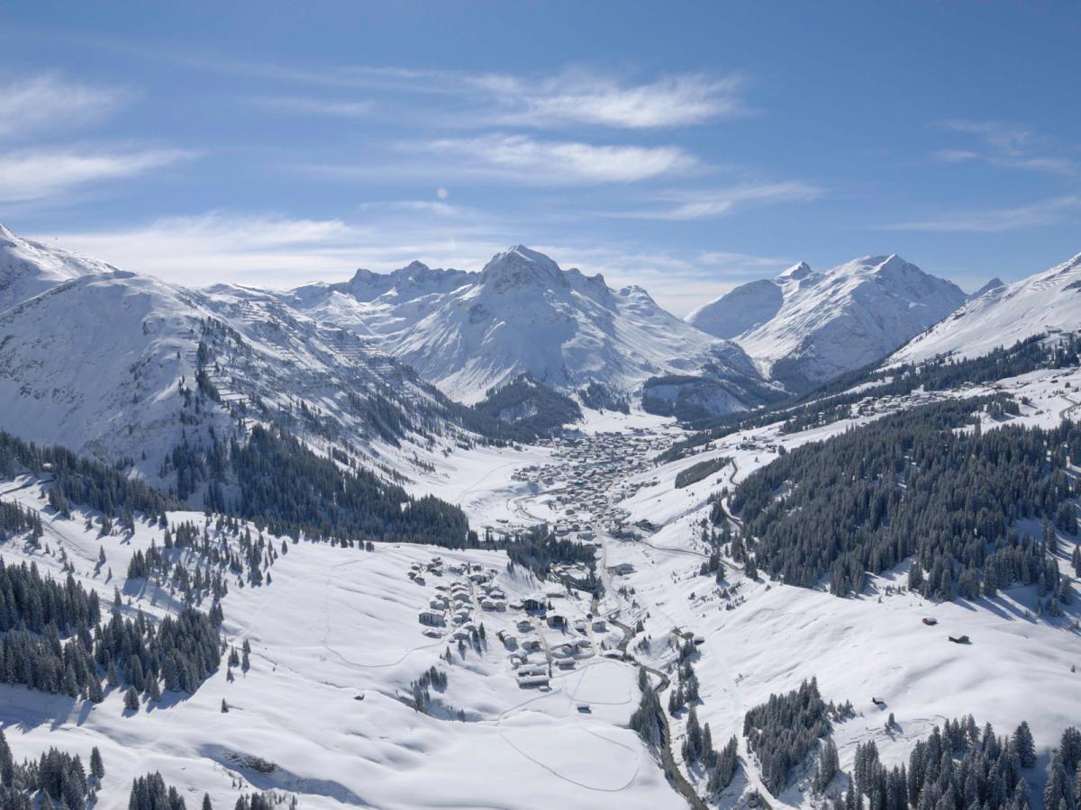 Im Skigebiet Lech Zürs