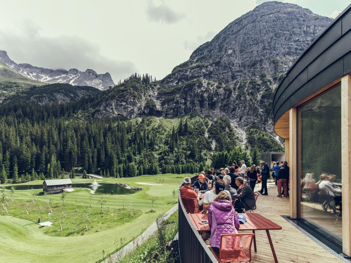 Golf Clubhaus in Lech
