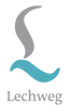 Logo of Lechweg with stylized lines